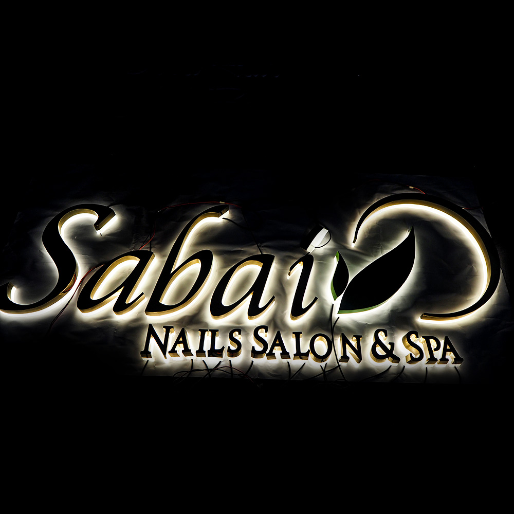 Partial Side-Lit Fabricated Channel Letters