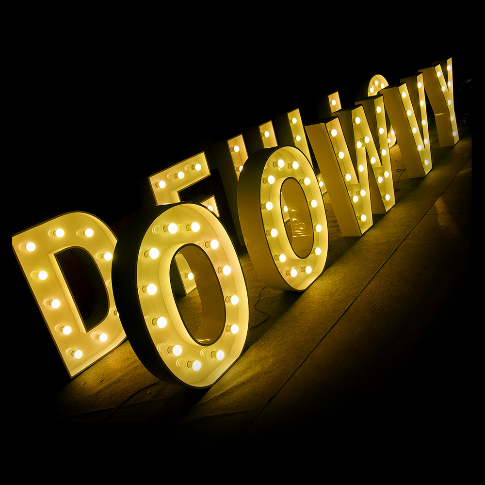 Marque LED Bulb Signs