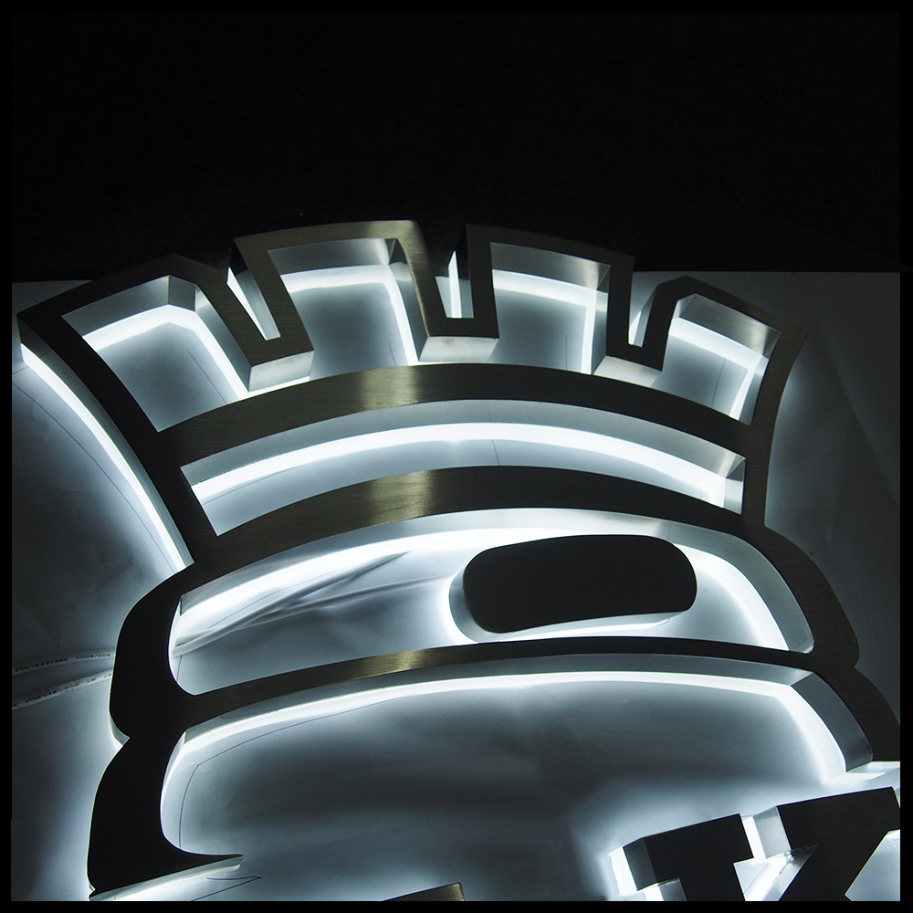 Partial Side-Lit Fabricated Channel Letters
