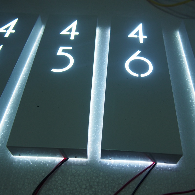 Custom Number Signs
