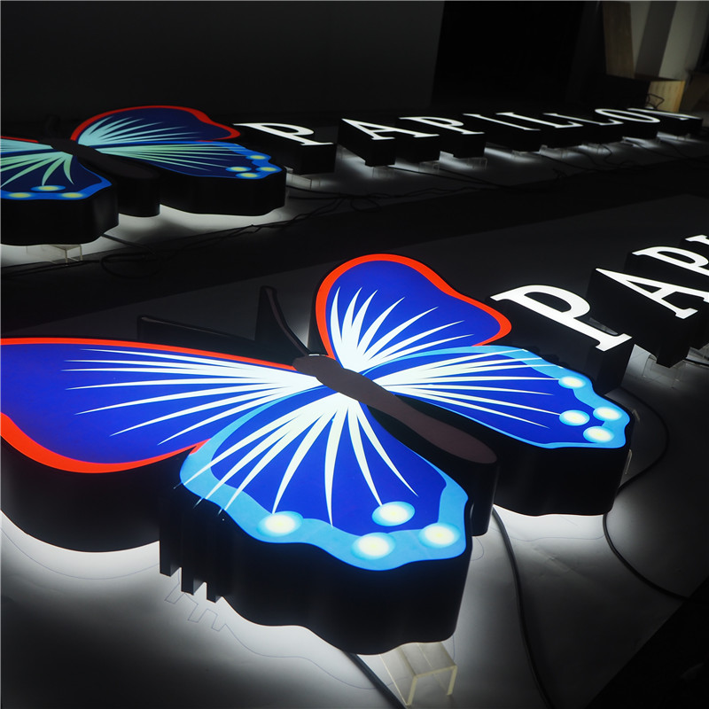 Face & Halo-Lit Fabricated Channel Letters