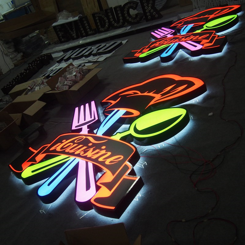 Face & Halo-Lit Fabricated Channel Letters