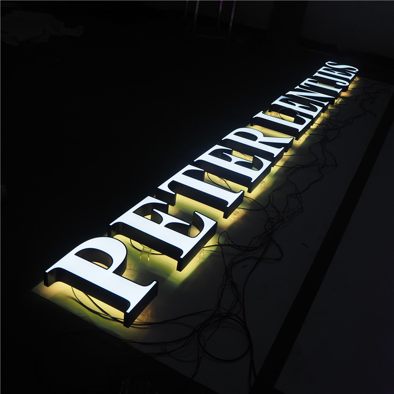Face & Halo-Lit Fabricated Channel Letters