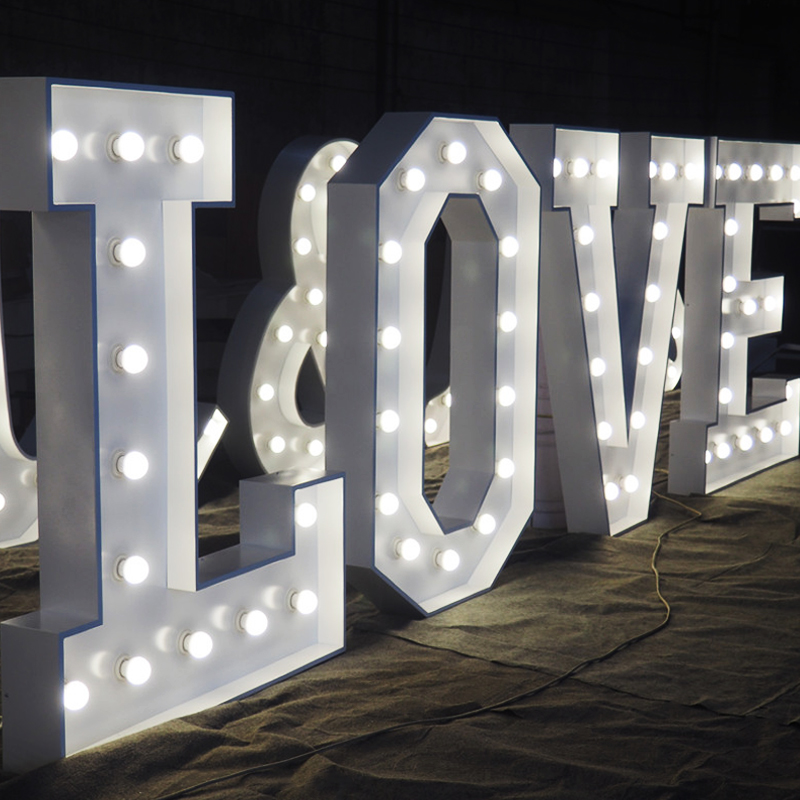 Marque LED Bulb Signs