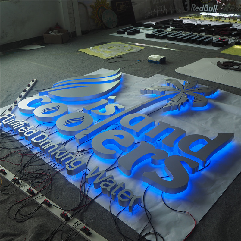 Halo-Lit Fabricated Reverse Channel Letters