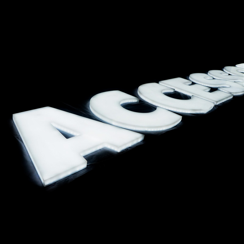 Face & Side-Lit Acrylic Letters