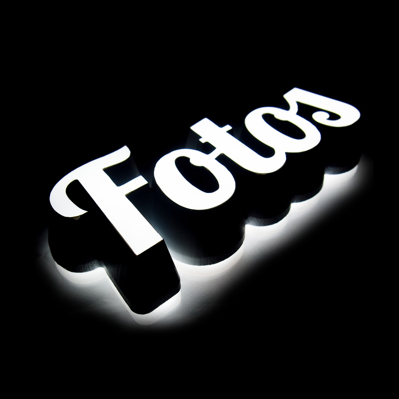 Dual-Lit Acrylic Letters