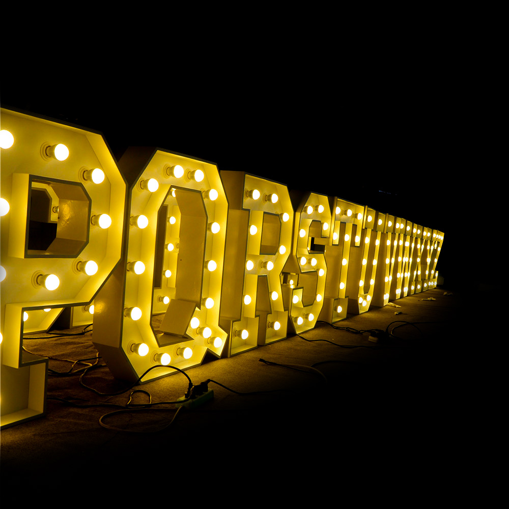 Marque LED Bulb Signs
